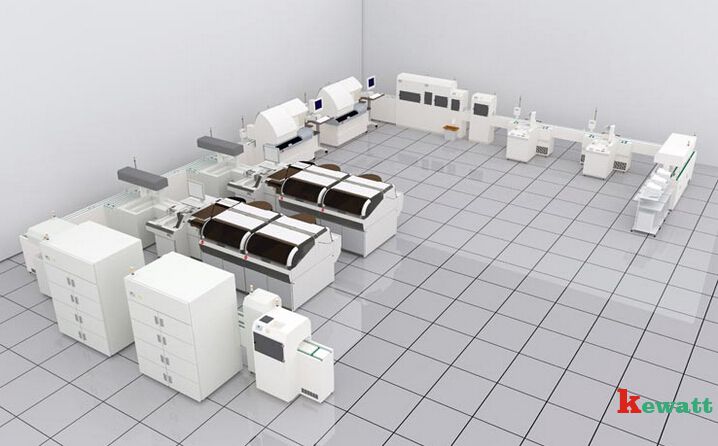 生化免疫????化工作站 生化免疫實(shí)驗(yàn)室整體3D效果圖